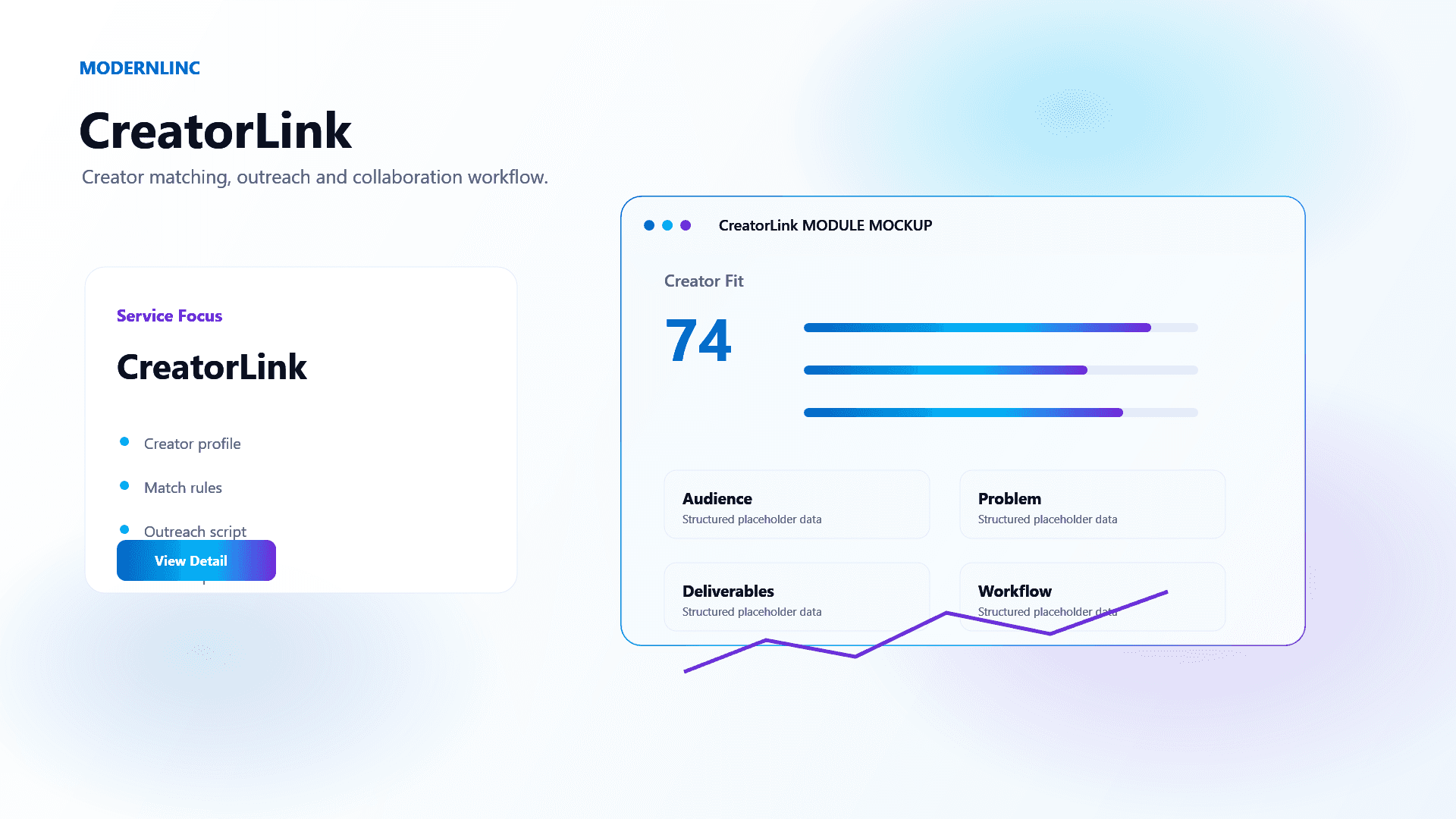 CreatorLink 达人建联系统 占位图